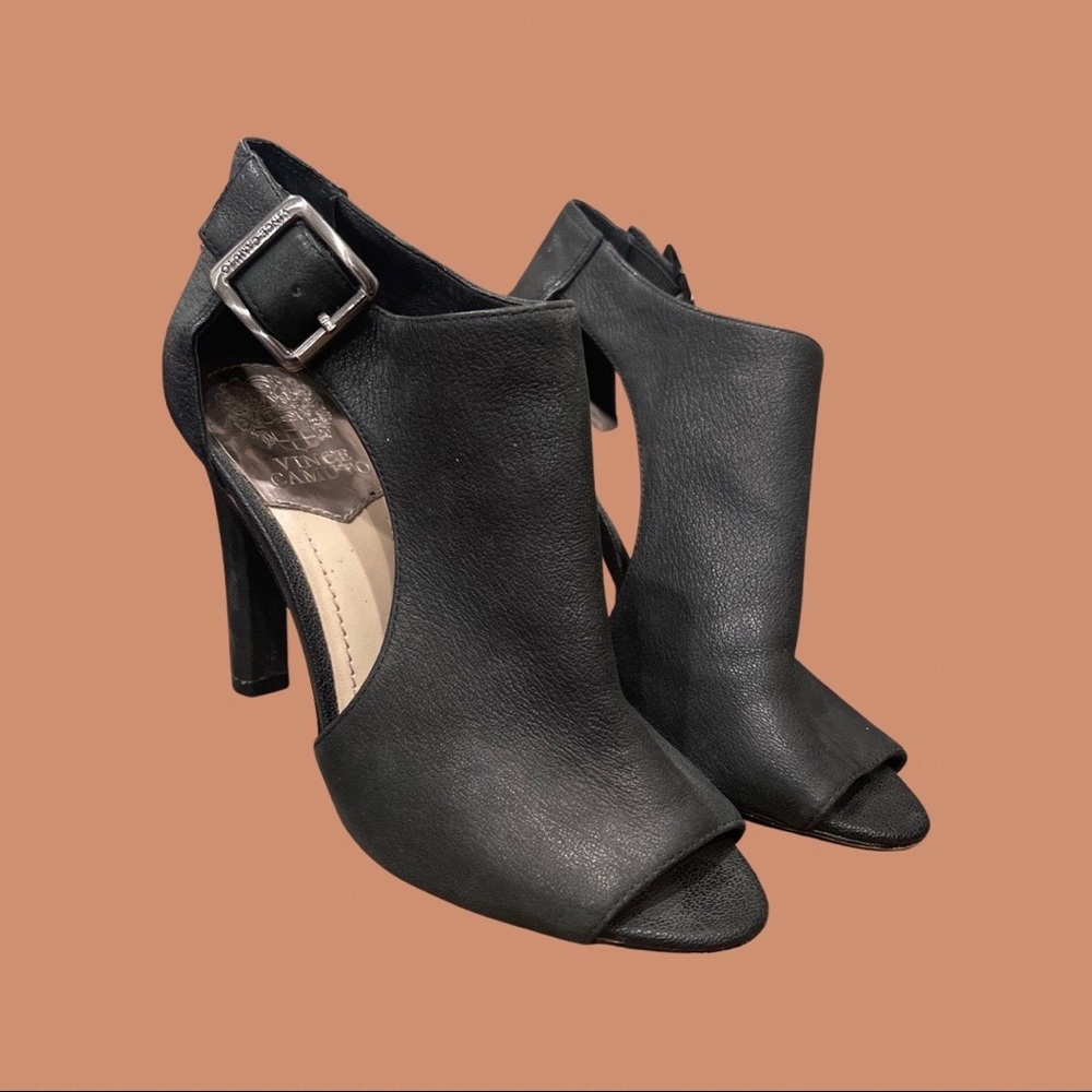 Light worn Vince Camaro cage heels